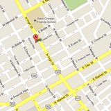 Map to West Chester Immigration Attorney Office